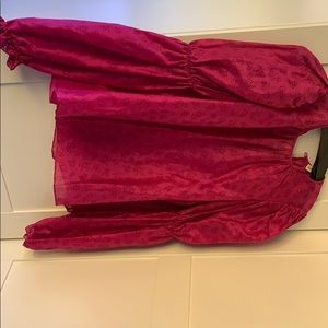 Ulla Johnson pink blouse sz m